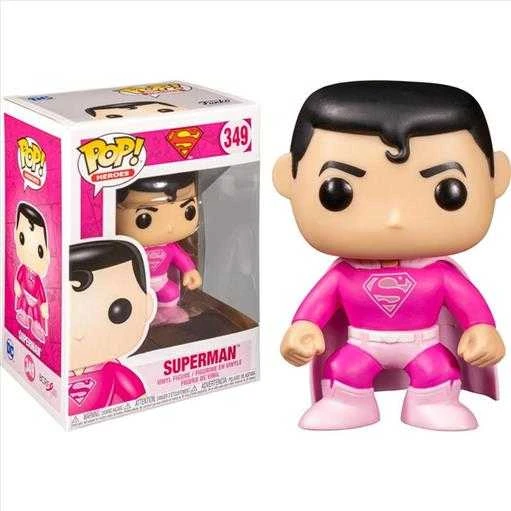 Funko POP! Heroes: DC Breast Cancer Awareness - Superman (Rožinė) Vinyl Figure