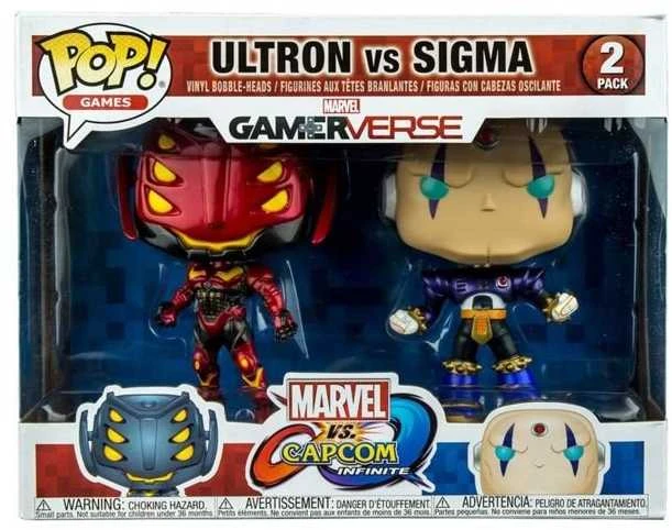 Funko POP! Marvel vs Capcom raudonos Ultron/Sigma 2pak figūrėlės