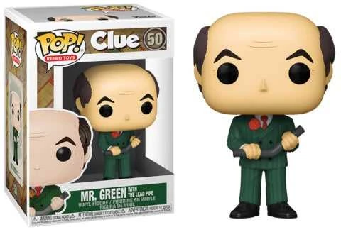 Figūrėlė Funko Pop Funko POP Retro Toys: Clue - Mr. Žalias (with Lead Pipe)