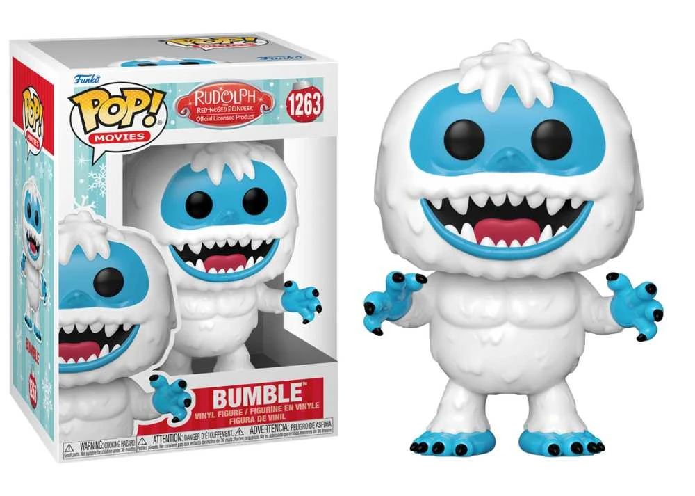 FUNKO POP! Vinilinė figūrėlė: Rudolph The Red-Nosed Reindeer - Bumble, 9.5 cm