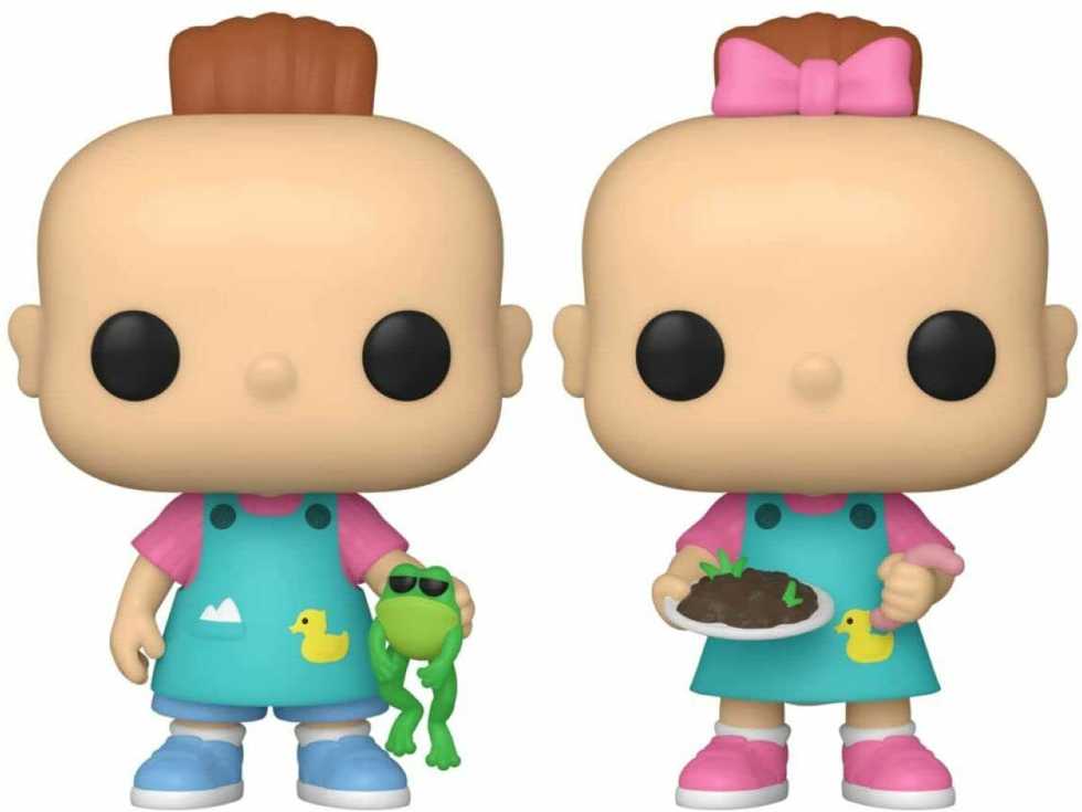 FUNKO POP! Vinilinių figūrėlių rinkinys: Rugrats - Phil & Lil Deville, ~9 cm (2 vnt.) aprašymas - Prekės nuotrauka