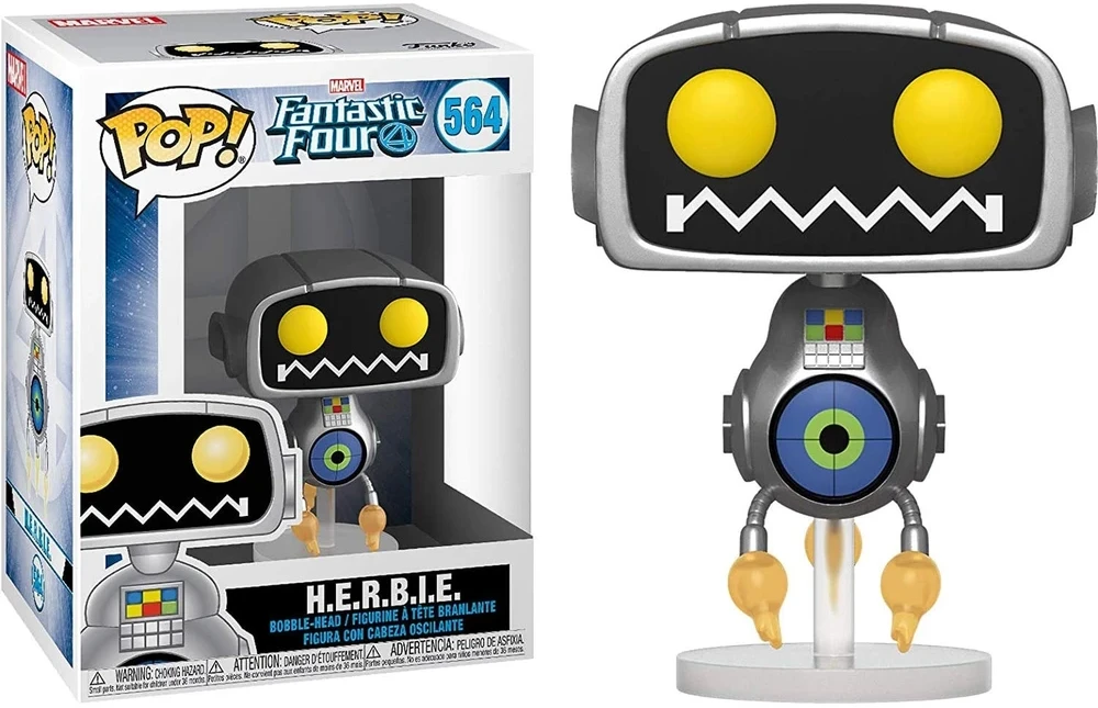 FUNKO POP! Vinilinė figūrėlė: Marvel Fantastic Four - H.E.R.B.I.E., ~10 cm