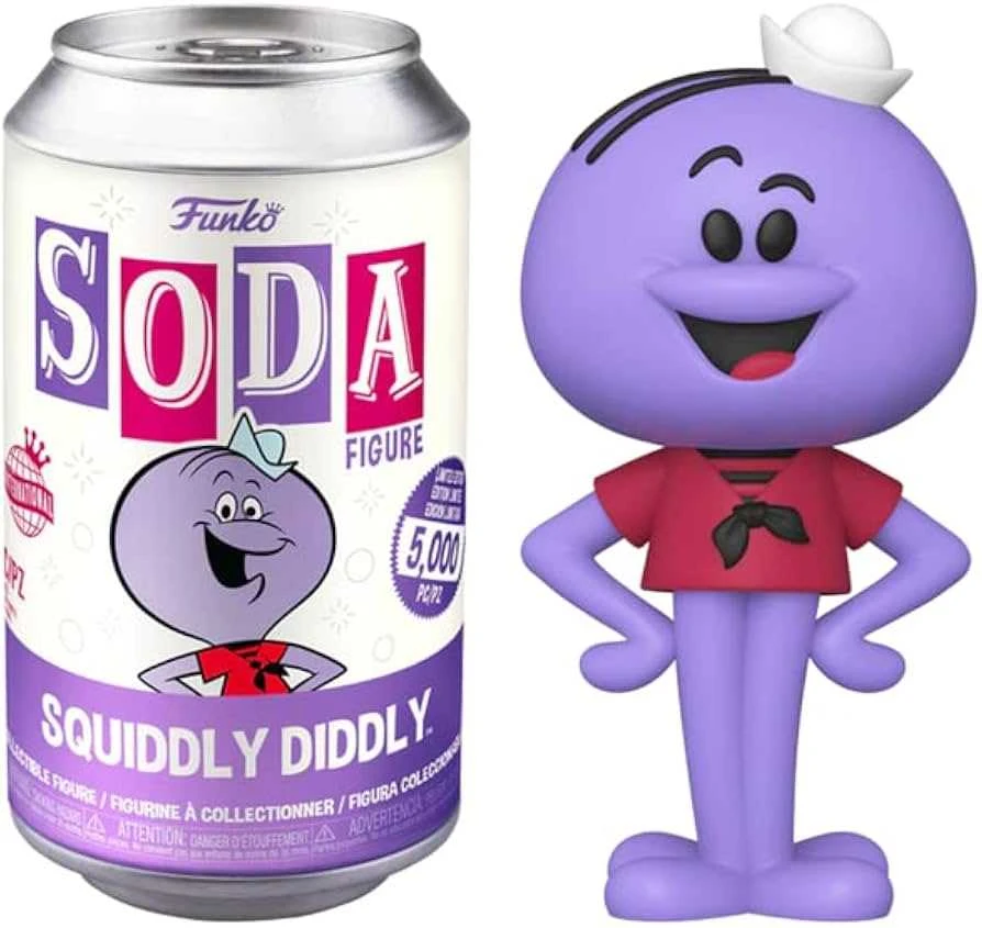Funko Soda Hanna Barbera Squiddly Diddly Can