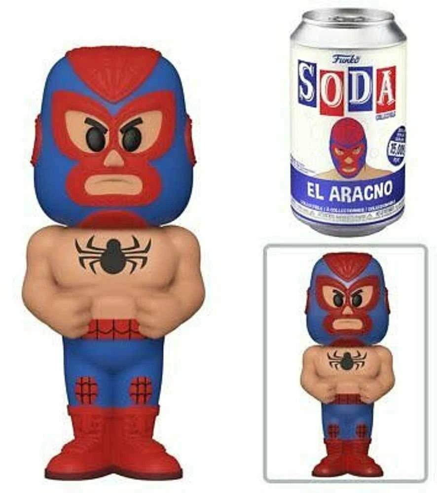 Funko Soda Luchadores El Aracno Žmogus-voras skarda