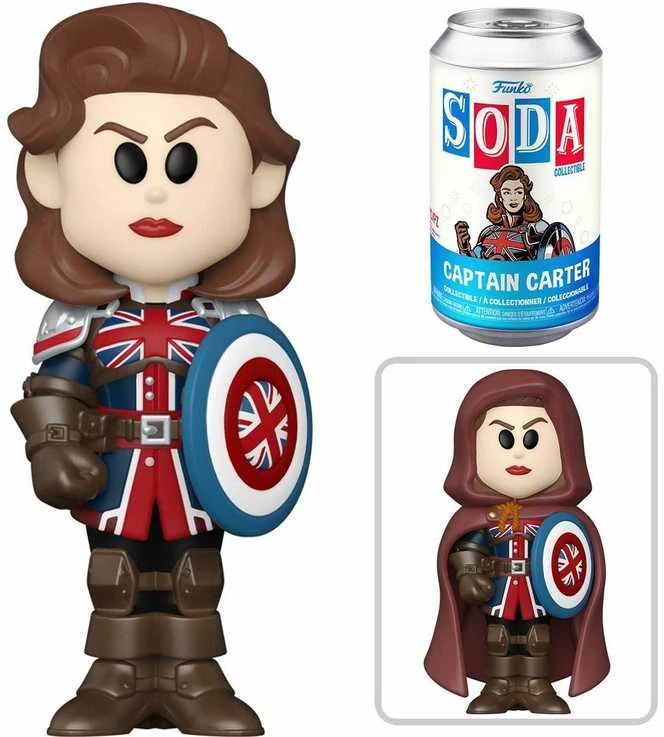 Funko Soda Marvel What If Captain Carter skardinė