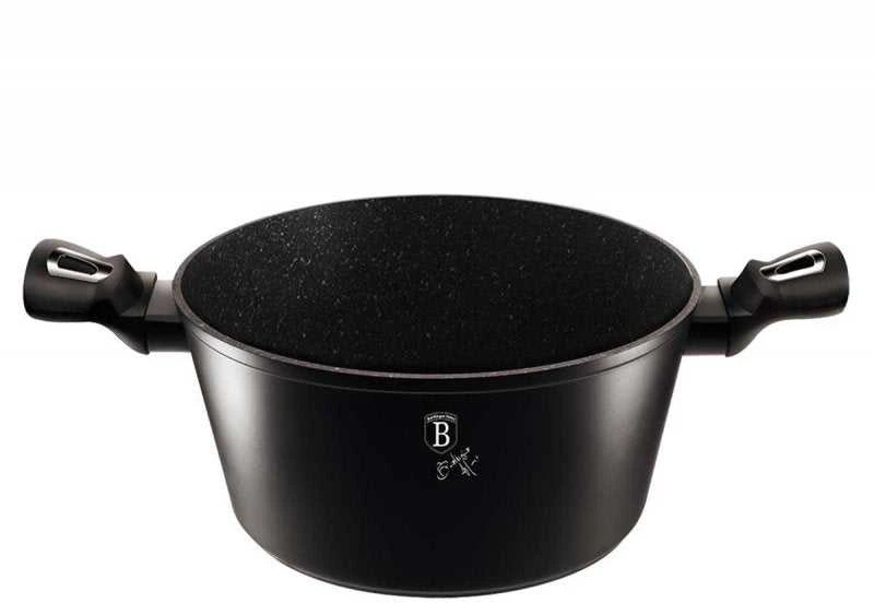 Berlinger Haus Puodas Juodas Sidabrinis 20cm