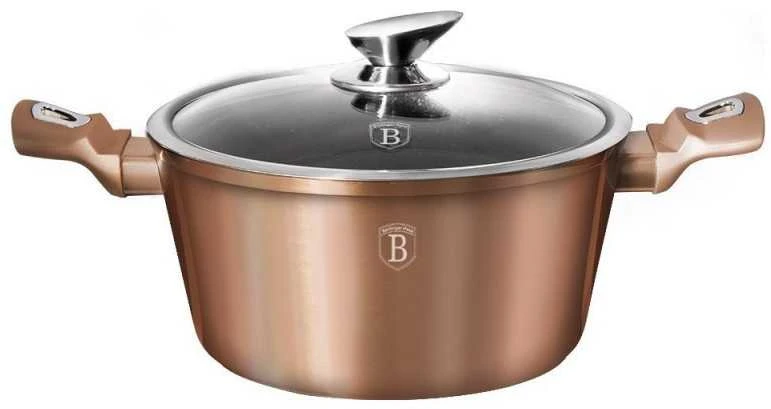 BH-1516N - Granito puodas 28 cm Berlinger Haus Rose Gold kolekcija