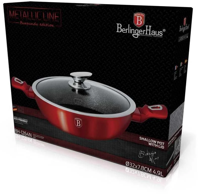 Berlinger Haus BH-1264 32 cm granito dengtas indukcinis puodas su dangčiu