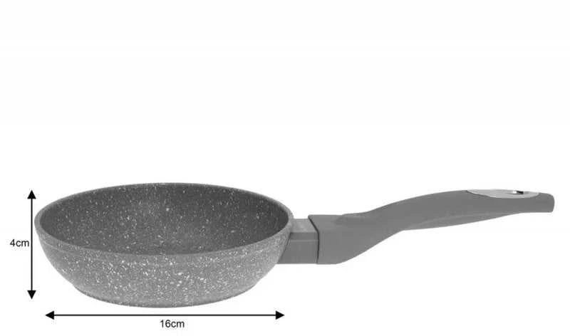 Klausberg KB-7305 16 cm patvari granito danga dengta keptuvė