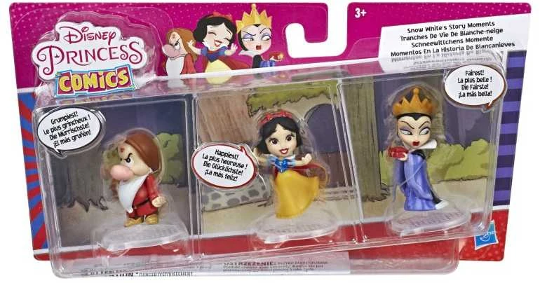 Hasbro Disney Princess komiška figūrėlė – 3 pakuotės (E7407)