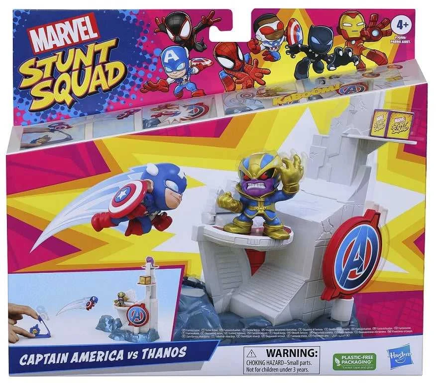 Hasbro „Marvel“ kaskadininkų būrys, kapitonas Amerika ir Thanosas, F7059