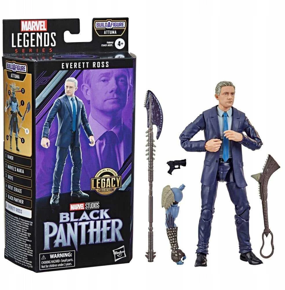 Hasbro Marvel Legends figūrėlė Juodas Panther Everett Ross 15 cm