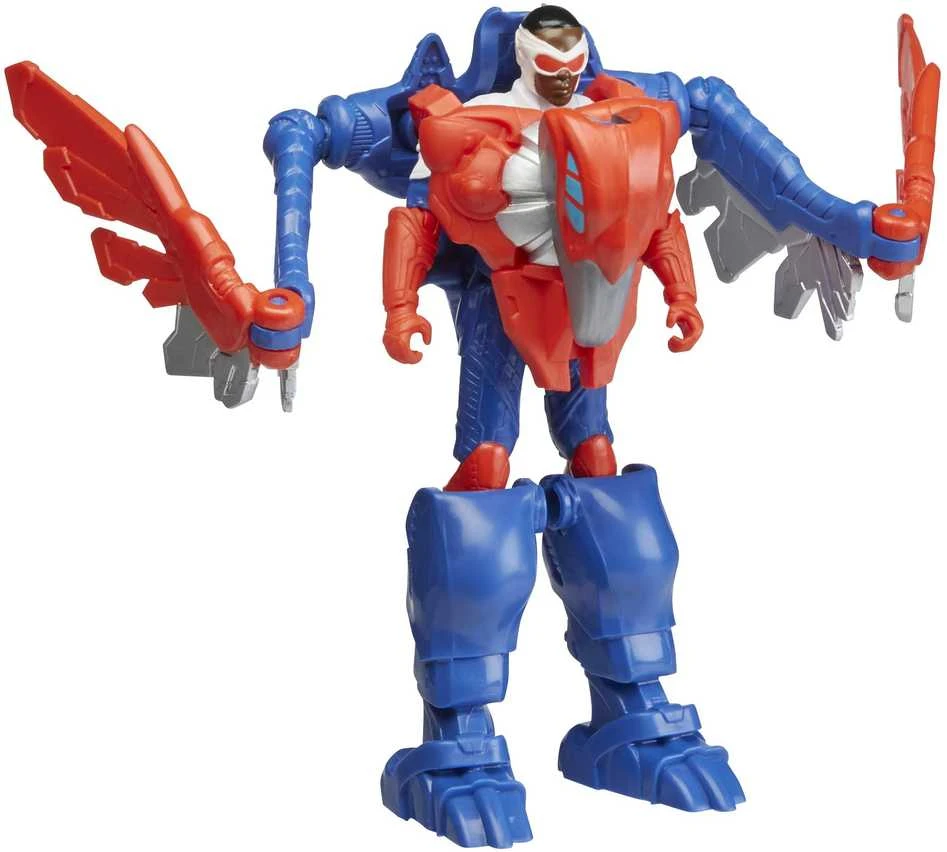 "Hasbro Mech Strike Mechasaurus" Kapitonas Amerika, 2 vnt. figūrėlių pakuotė
