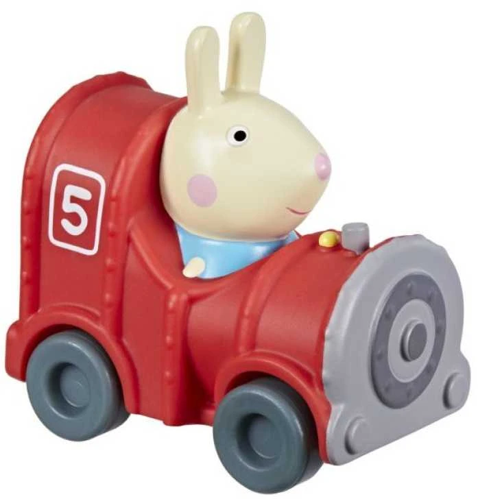 Hasbro Peppa Pig triušio Rebekos traukinukas, 7 cm figūrėlės