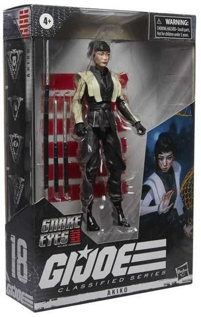 Hasbro Snake Eyes GI Joe Akiko figūrėlė 15 cm