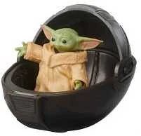 Hasbro Star Wars Baby Yoda Grogu skraidantis vežimėlis