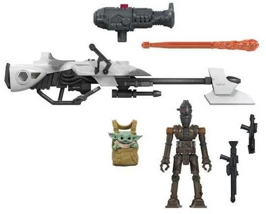 Hasbro Star Wars Mission Fleet greitaeigis motociklas, 5 vnt. pakuotėje