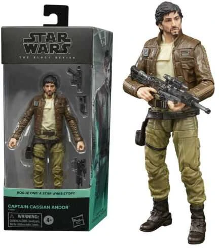 "Hasbro Star Wars R1 Juodas Series" kapitonas Cassian Andor