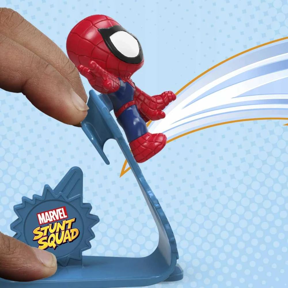 "Hasbro Stunt Squad" figūrėlės "Žmogus-voras prieš žaliąjį gobliną"
