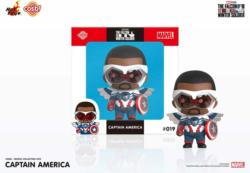 Hot Toys Cosb! Marvel TFAWS Captain America figurine 9cm