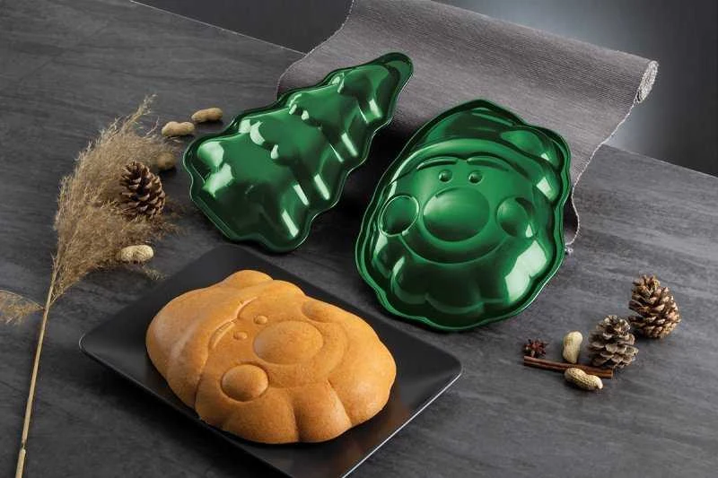 Rinkinys 2 ŚWIĄTECZNYCH FOREMEK DO PIECZENIA CIASTEK BERLINGER HAUS EMERALD BH-6949