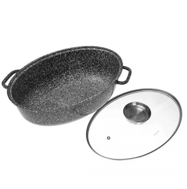 Klausberg KB-7366 keraminė neprideganti keptuvė su dangčiu