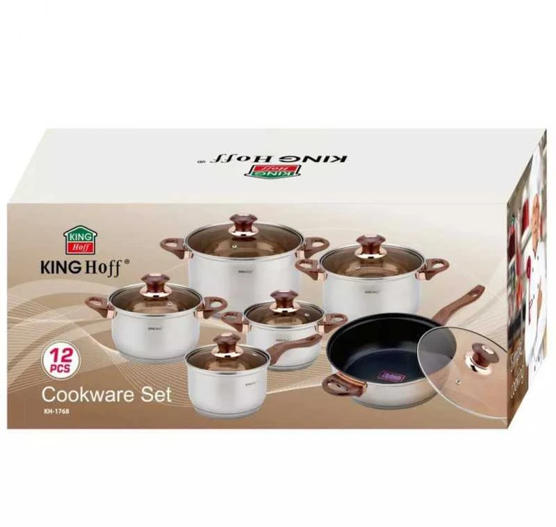 King Hoff Rinkinys „Kinghoff“ 12 dalių virtuvės reikmenų rinkinys