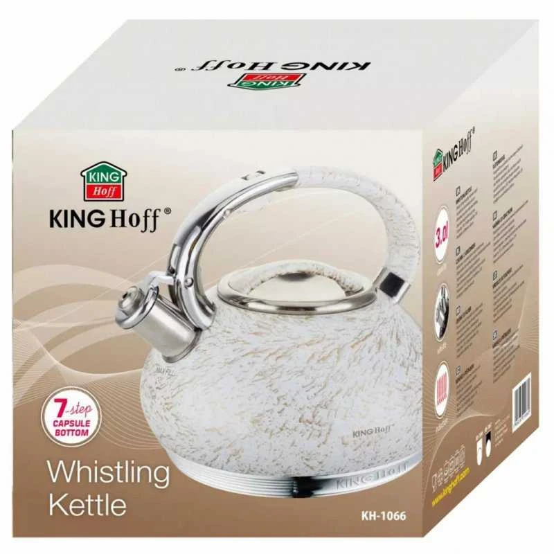 King Hoff Kinghoff KH-1066“ 3,0 l nerūdijančio plieno virdulys su švilpimu