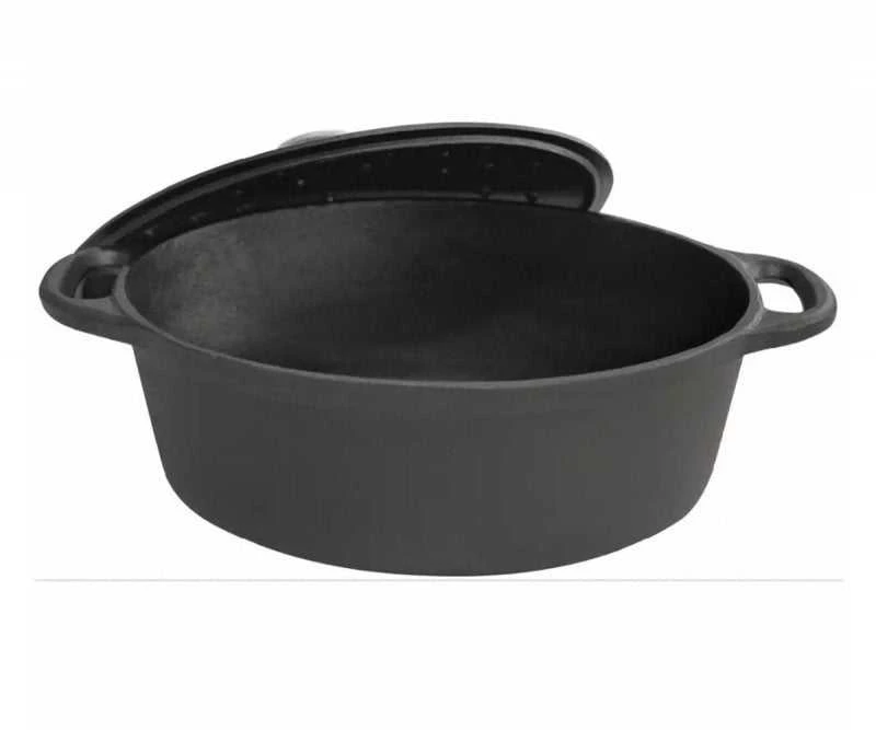 King Hoff Brytfanka Kepimo skarda 6,2 l, juodo ketaus, „Kinghoff“