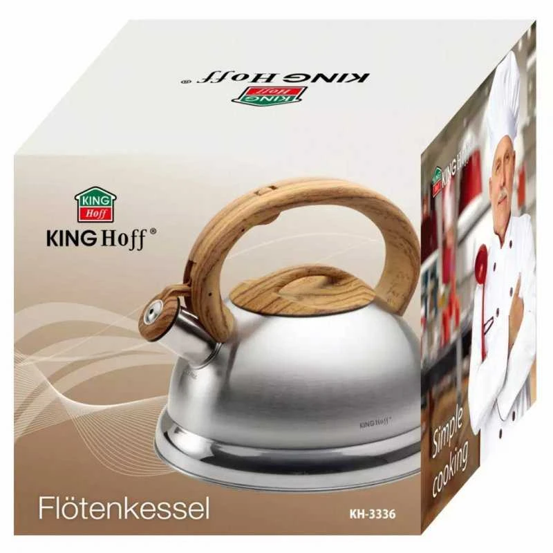 King Hoff Kinghoff KH-3336 3 l nerūdijančio plieno virdulys su švilpuku
