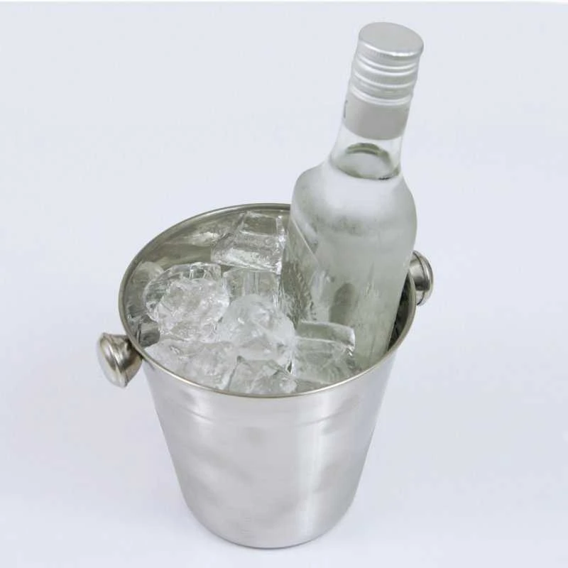King Hoff Kinghoff KH-1241“ nerūdijančio plieno ledo kibirėlis su rankenomis, 1,5 l talpos