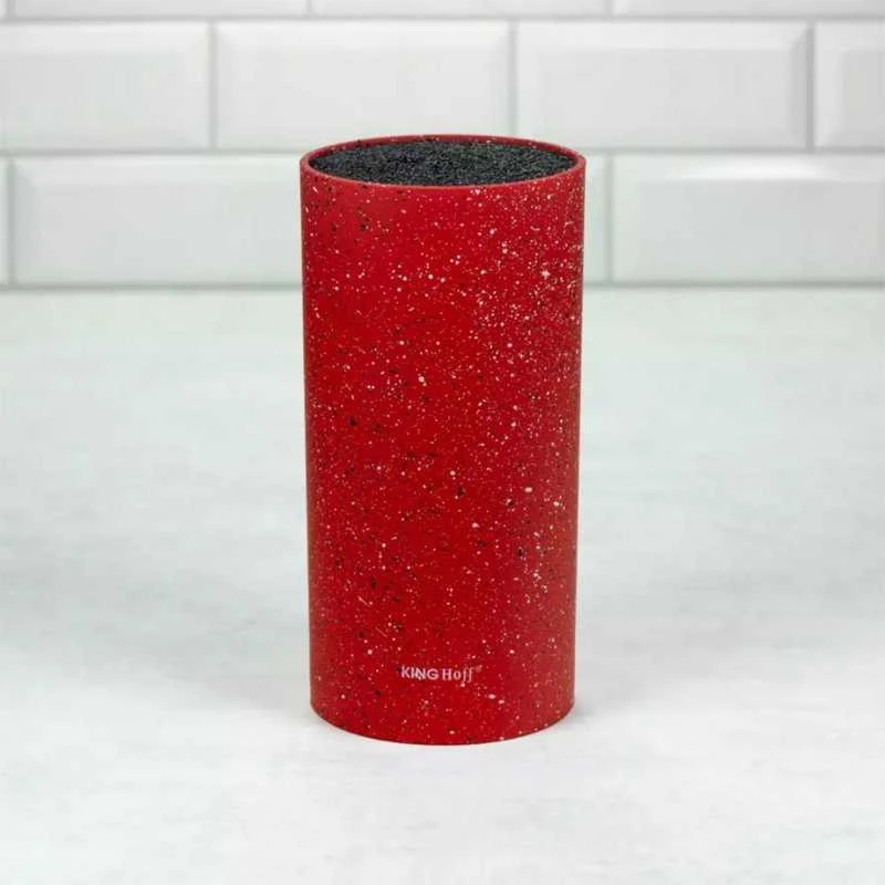 King Hoff Kinghoff“ peilių blokas su marmurine danga KH-1093 elegantiškas peilių laikiklis