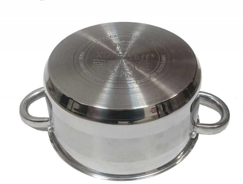 King Hoff Puodas Kinghoff plieno puodas, 12 cm skersmens, 0,5 l talpos