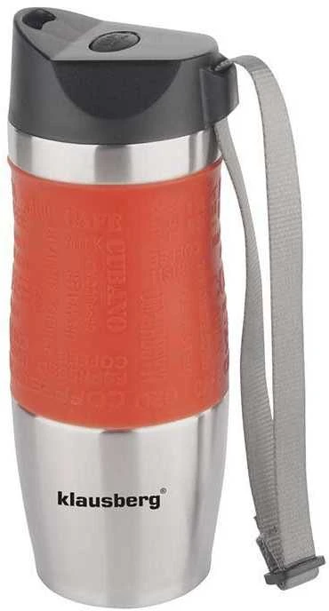 Puodelis Termosinis puodelis, plienas, įvairių spalvų, 380 ml, Klausberg