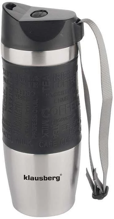 Puodelis Termosinis puodelis, plienas, įvairių spalvų, 380 ml, Klausberg