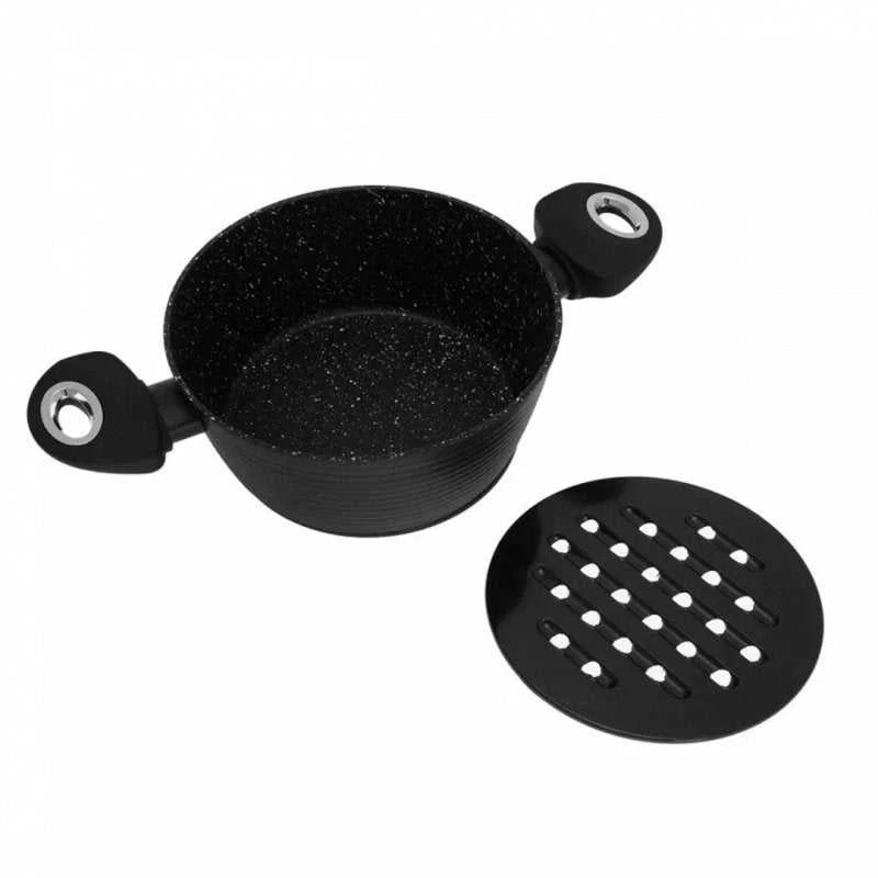 Klausberg KB-7244 patvarus granito nelimpančių indų rinkinys