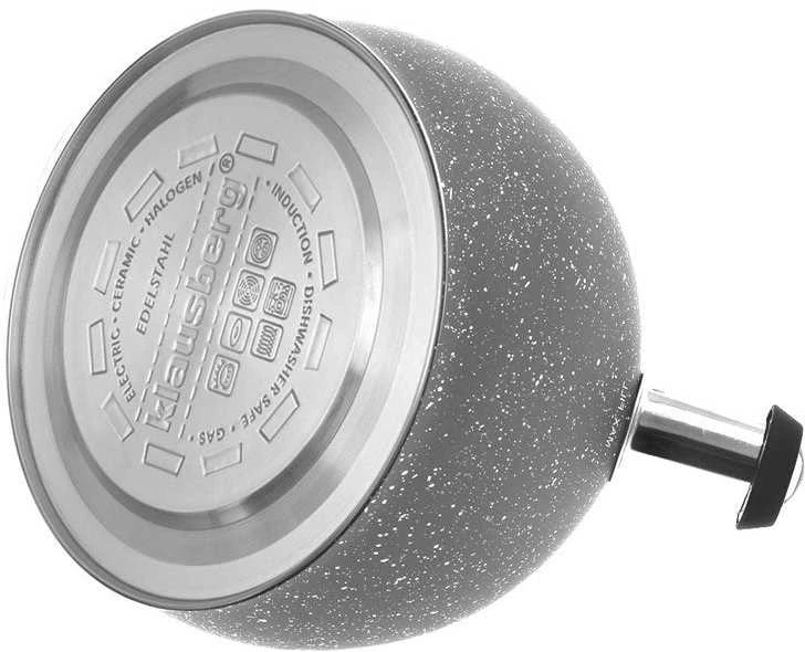 Klausberg KB-7321 marmurinis švilpiantis virdulys 2 l