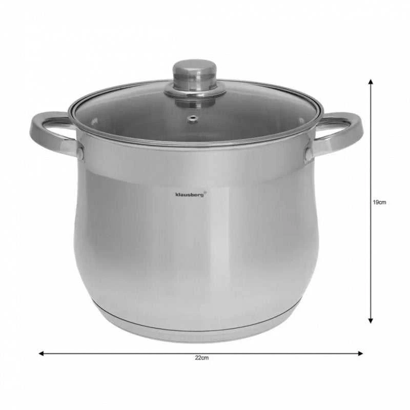 Klausberg KB-7162 nerūdijančio plieno termosas su dangčiu, 7 l