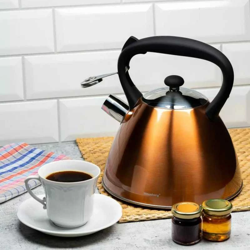 Klausberg KB-7209 vario nerūdijančio plieno švilpimo virdulys 3 l