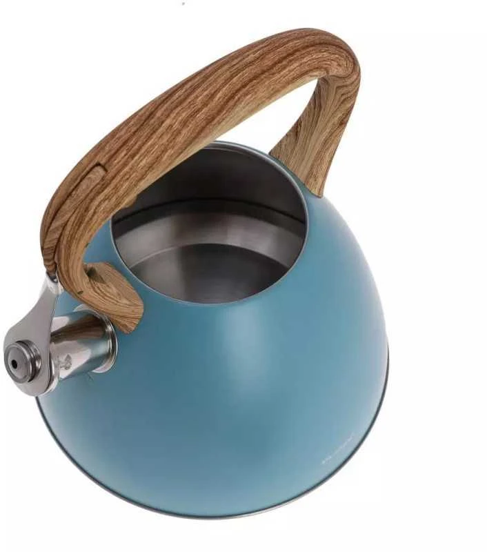Klausberg KB-7263 3L smaragdo spalvos nerūdijančio plieno virdulys su švilpimu