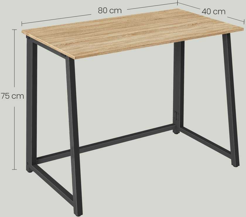 Biurko Leobert Max 1.0 Dąb Sonoma 80 cm x 40 cm