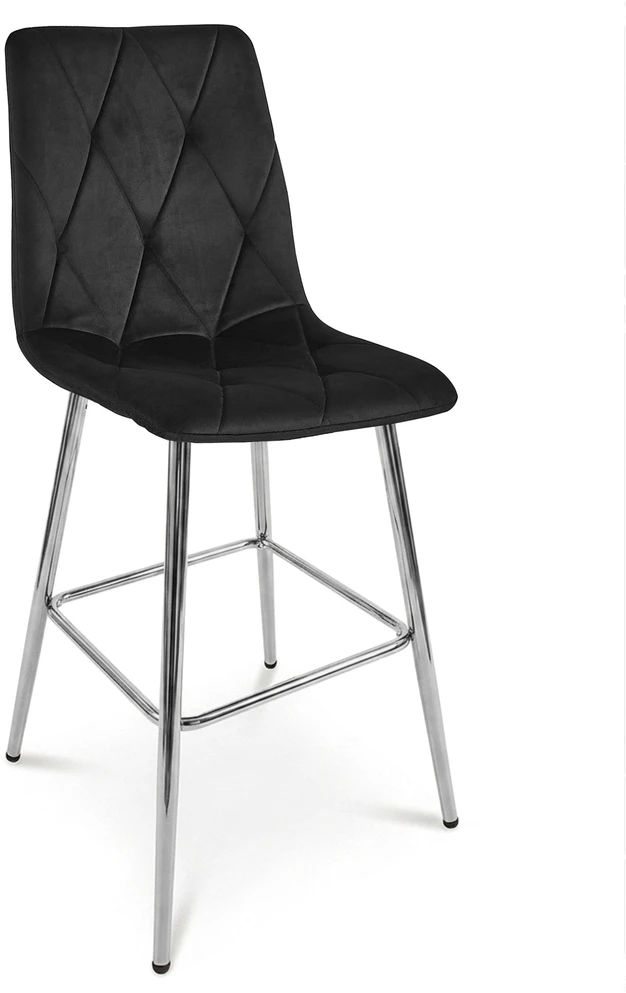 Leobert Baro kėdė LIBRA su veliūro apmušalu, juoda, 112 cm