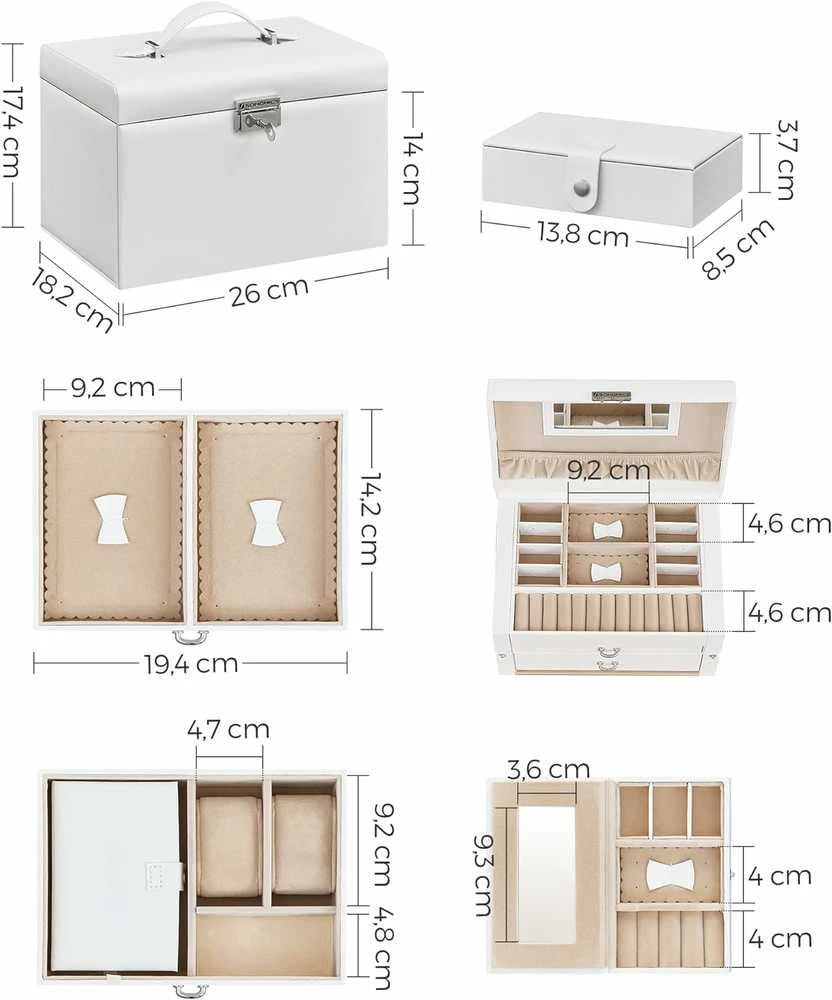 Leobert papuošalų dėžutė - JBC121W