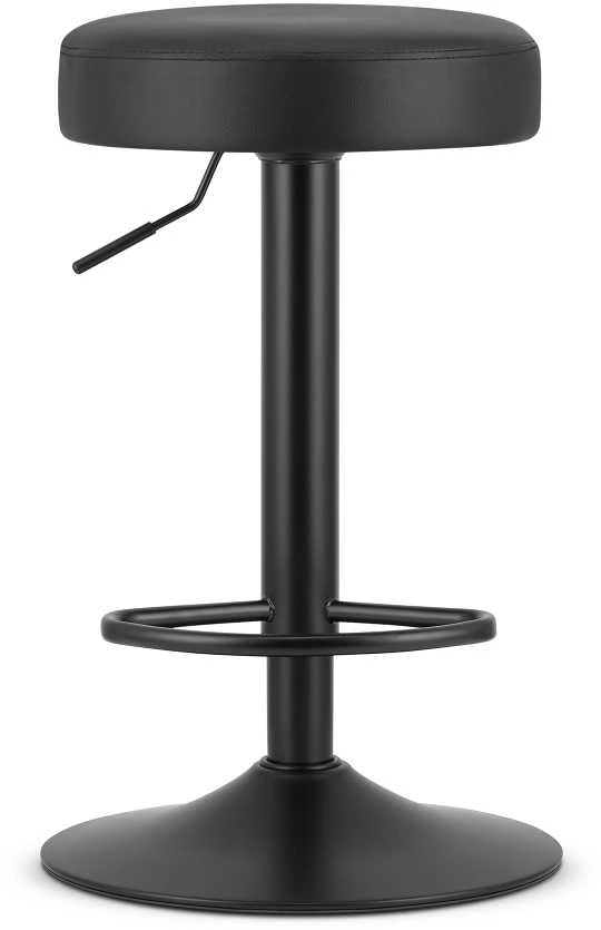 Leobert Baro kėdė ROJST, reguliuojamo aukščio, sukama, juoda, 62,5–83 cm