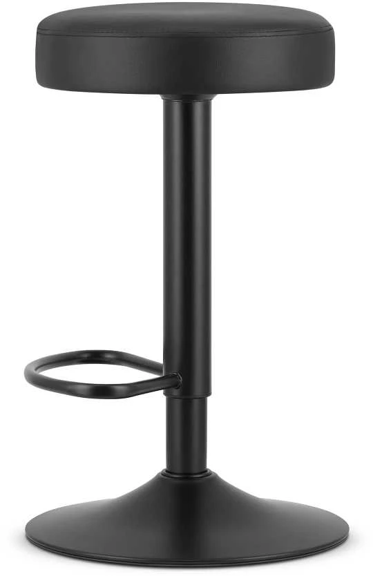 Leobert Baro kėdė ROJST, reguliuojamo aukščio, sukama, juoda, 62,5–83 cm