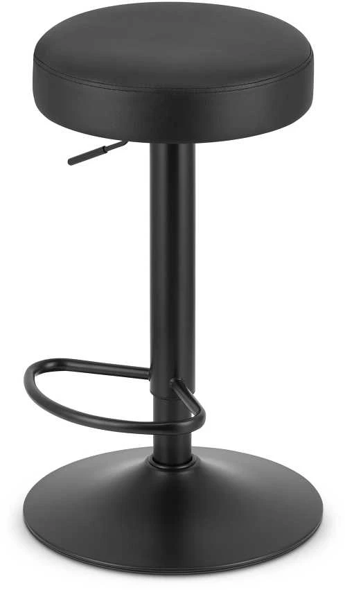 Leobert Baro kėdė ROJST, reguliuojamo aukščio, sukama, juoda, 62,5–83 cm