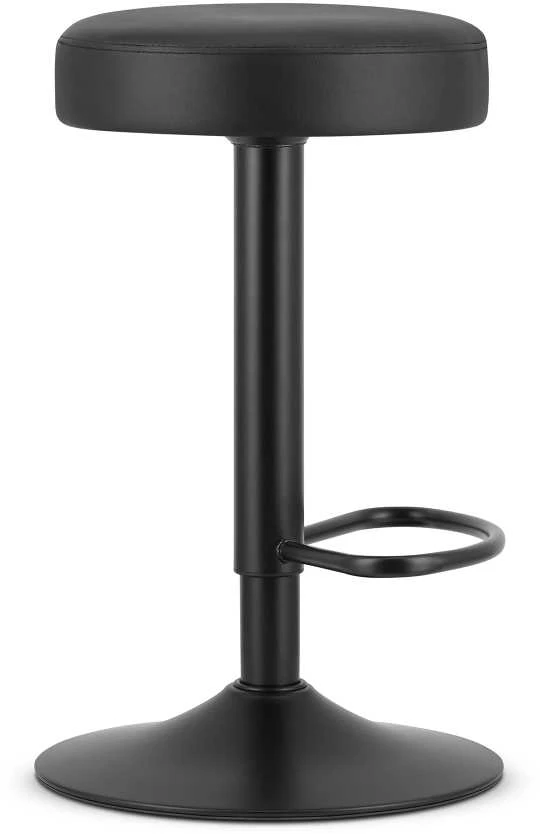 Leobert Baro kėdė ROJST, reguliuojamo aukščio, sukama, juoda, 62,5–83 cm