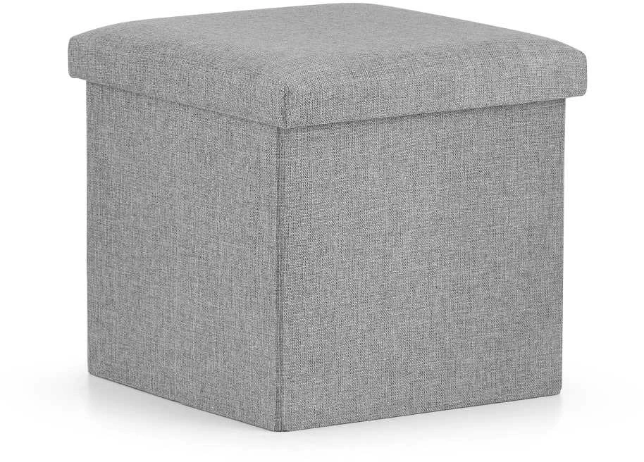 Leobert Sulankstomas pufas M - 30x30x30cm pilkas x 16