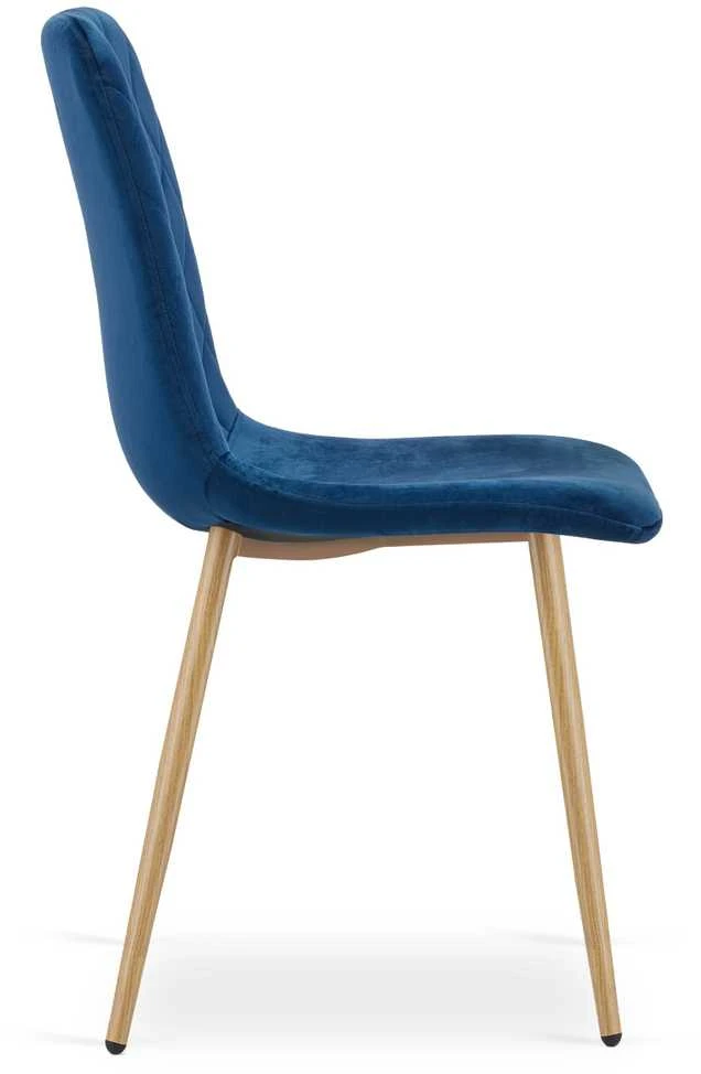 Leobert Kėdė TURIN su metalinėmis kojomis, tamsiai mėlyna, 88,5 × 44,5 × 53 cm, 3 vnt.