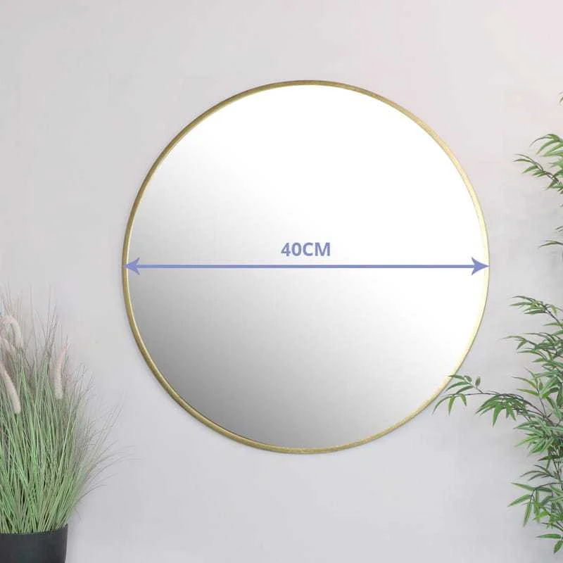 Songmics Lustro 40cm auksinė rama